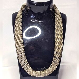 3 for $30 Vintage 80s silver tone chain link necklace